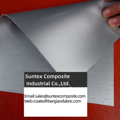 High Temperature Resistant Fireproof Anti-tear Silicone Coated Fiberglass Fabric for Industrial Applications