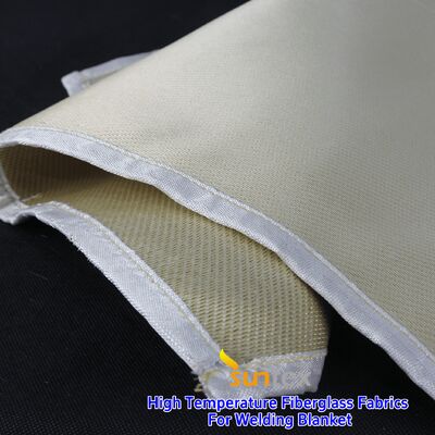 Heat Resistant up to 550°C 100% Fiberglass Welding Blanket with Acrylic Coated Surface for Fire Protection