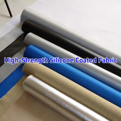 Alkali Free Fireproof Silicone Coated Fiberglass Fabric 590 g/sqm for Heat Resistant Insulation