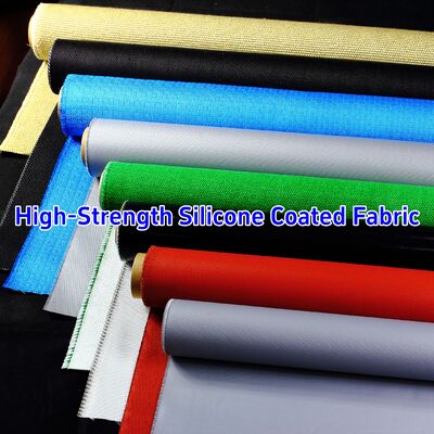 590 g/sqm 0.45 mm Thickness Silicone Coated Fiberglass Fabric for Thermal Insulation and Fire Barrier from -50℃ to 550℃