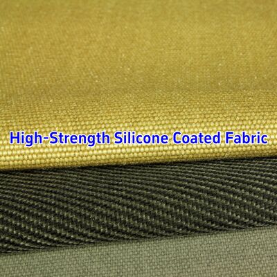 High Temperature Resistant Fire Resistance 590 g/sqm Weight Silicone Coated Fiberglass Fabric High Silica Fiberglass Cloth
