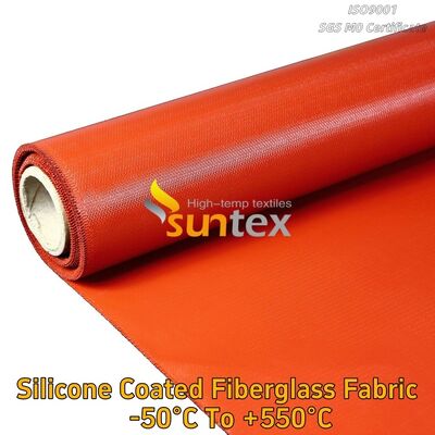 High Temperature Silicone Rubber Coated Fiberglass Sheet/Fabric/Cloth