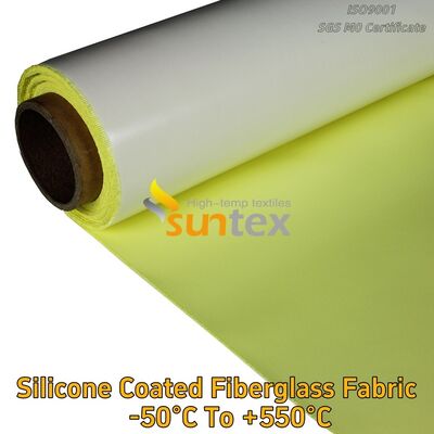 Excellent high & low temperature resistance Silicone Coated Fiberglass Fabric for Fire blankets, emergency fire escape curtains, welding fire shielding cloth