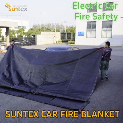 Electric Vehicle Fire Blanket Welding protection Silicone Fiberglass Cloth