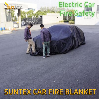 Electric Vehicle Fire Blanket Welding protection Silicone Fiberglass Cloth