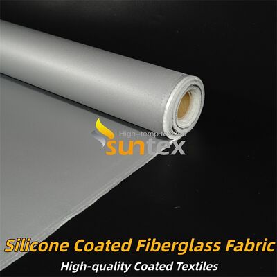Fire Retardant Double Sided Silicone Coated Fiberglass Fabric for Heat Insulation Applications