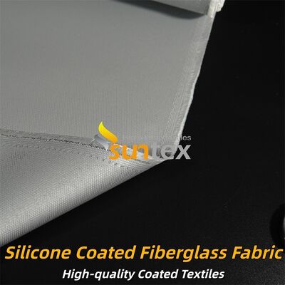 Fire Retardant Double Sided Silicone Coated Fiberglass Fabric for Heat Insulation Applications