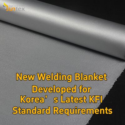 Suntex Welding Fire Blankets High Temperature Resistant Fiberglass Fireproof Blanket for Welding Spark Splash Prevention