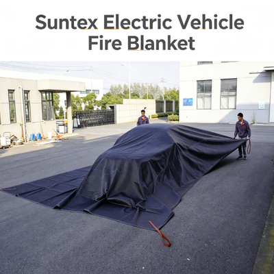 Suntex Electric Vehicle Fire Blanket Contain Lithium Battery Fires