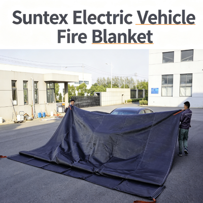 Suntex Electric Vehicle Fire Blanket Isolate EV car fires fast, effective and safe