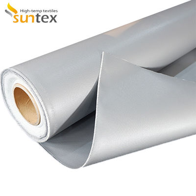 Silicone Coated Fiberglass Fabric Fireproof Heat Resistant 850g/m2