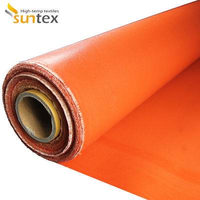 Heat Resistant Silicone Coated Fiberglass Cloth - Fireproof Insulation Fabric