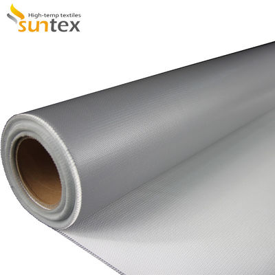 Silicone Coated Fiberglass Fabric Fireproof Heat Resistant 850g/m2